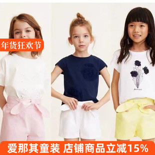 245外贸女童短裤夏季柔软棉布