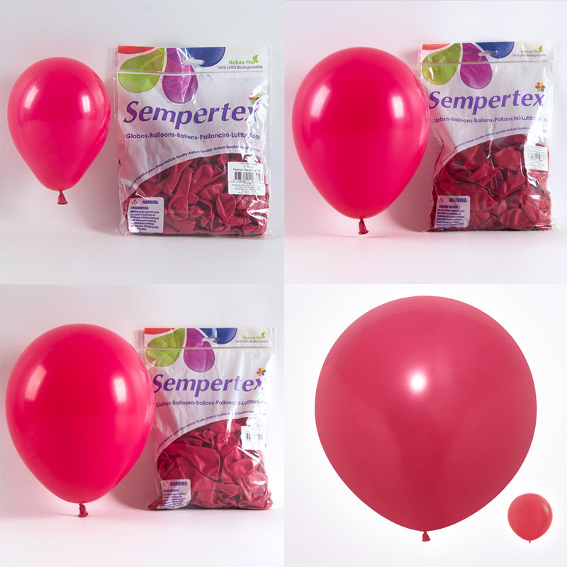 气球哥球时尚色系覆盆子红