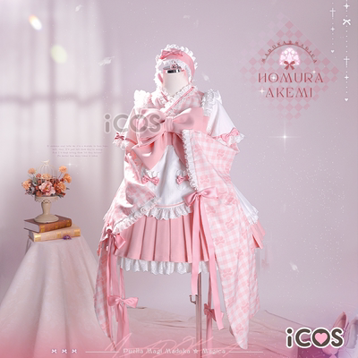 ICOS魔法少女小圆cos服 鹿目圆 小圆浪漫大正女仆装cosplay服现货