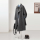 端云絮语 冬显瘦人字纹休闲减龄中长羊毛呢大衣外套HL141