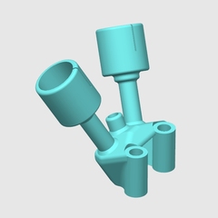 蚂蚁V2机架 3D打印件 Action2/4/5pro gopro10/11mini 狗笼一体