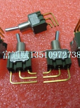 进口日本正品NKK 钮子开关M-2012V 摇头拔动 3脚2档 弯脚0.4VA28V