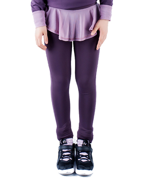 花样滑冰儿童训练运动服俄罗斯本土icediva包鞋滑冰彩色紫色裙裤