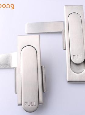 MS717-1-2不锈钢平面锁机械锁配电箱柜门锁开关柜 工业设备箱柜锁