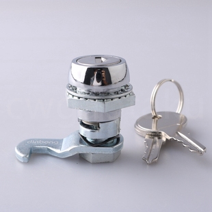MS741信报箱资料柜小圆锁 高低压控制柜门圆柱锁动力机柜开关柜锁