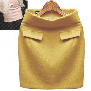 女装秋冬新款通勤毛呢裙一步