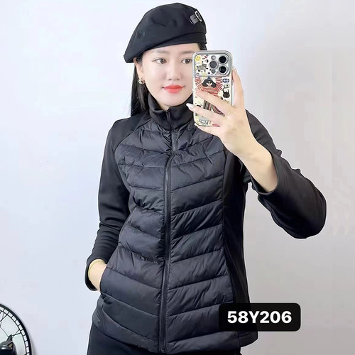 胖淼淼58Y206冬加大码轻薄羽绒女