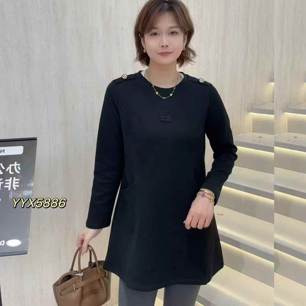 宜语析5886冬加大码打底衫女 190斤胖妹mm收腰显瘦长袖中长款卫衣,女装/女士精品,大码内搭,淘宝优惠券,粉丝福利购,淘宝优惠卷