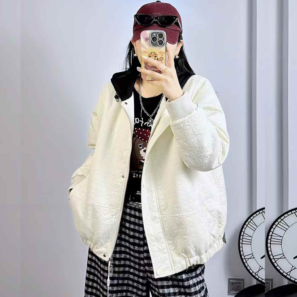 米莱奇5933冬加大码棉衣女夹克