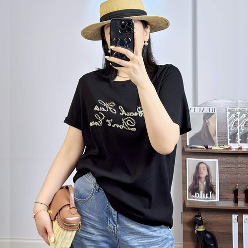 宜语析6103夏加大码短袖T恤女