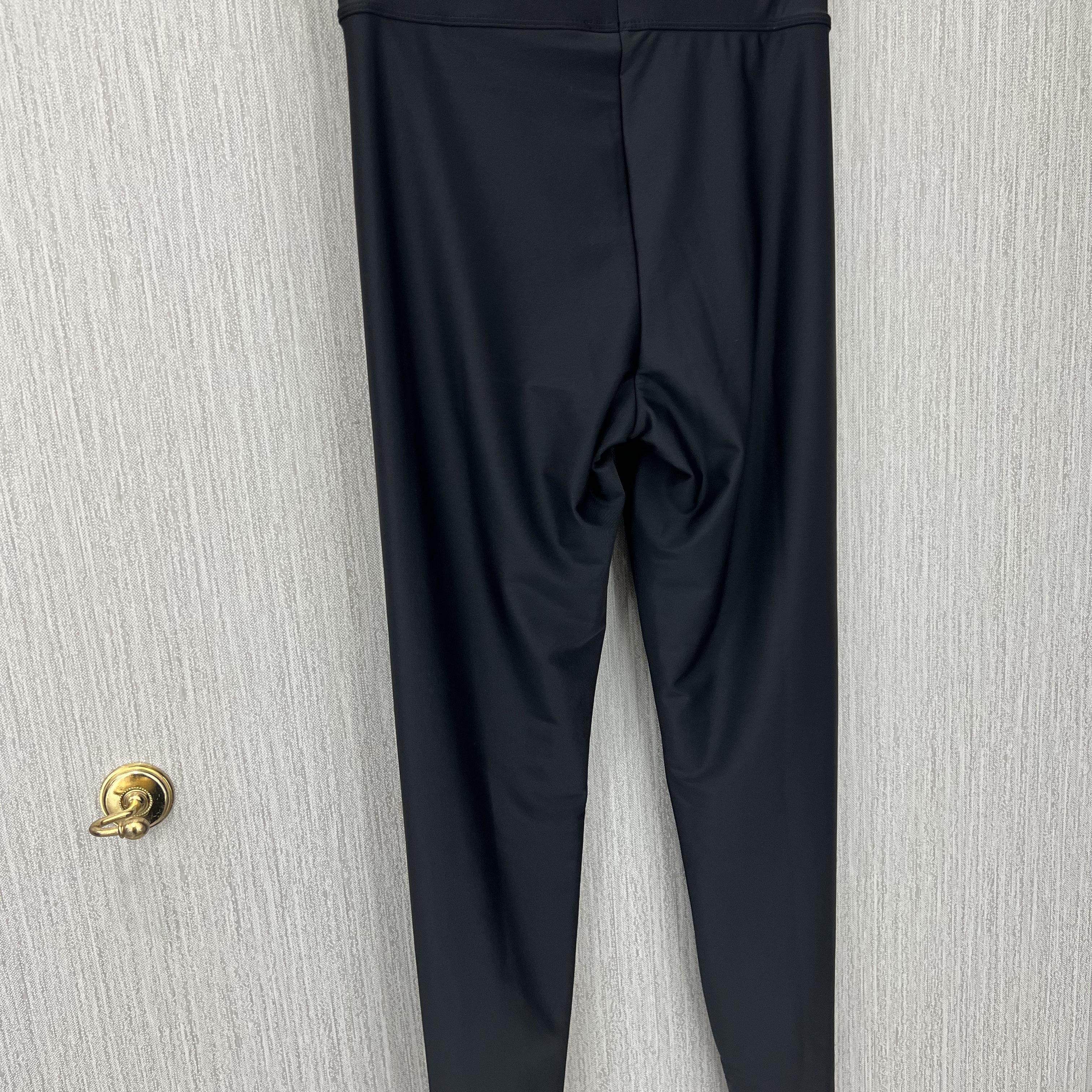 正品曼家光面女士外穿双层色拉姆中腰修身保暖裤打底裤20110146