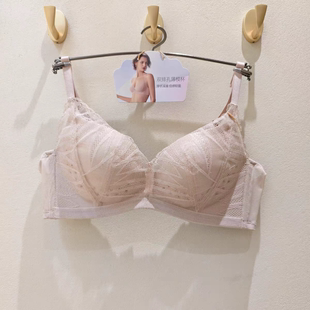 伊维斯正品新款性感蕾丝薄杯气孔杯聚拢无钢圈文胸10811121
