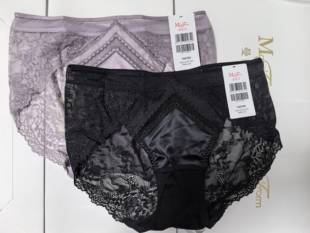 正品 20612230 曼家性感蕾丝女士中低腰无痕三角内裤