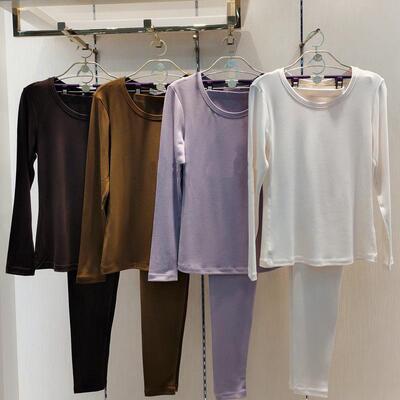 茶花无痕秋冬新品柔软女士单面绒