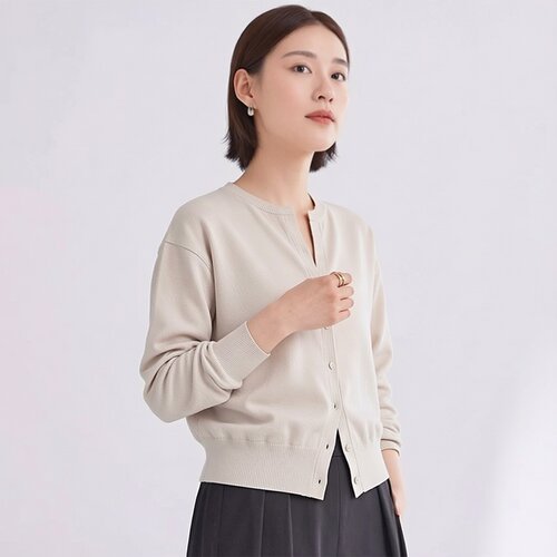 独特漂亮薄款针织开衫外套早春设计感小众上衣女款2026新款