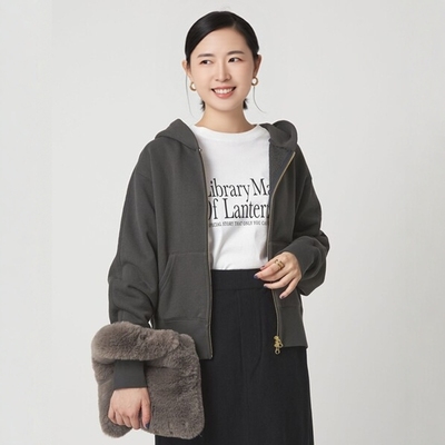 灰色连帽卫衣短款拉链开衫外套女款加厚2025秋冬新款爆款时尚洋气