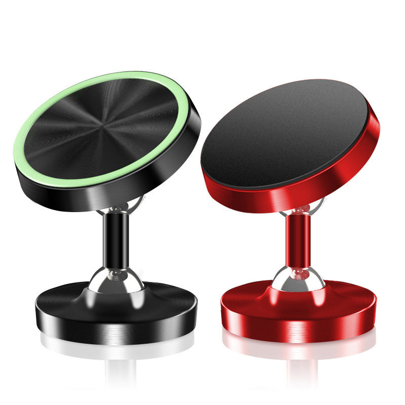 磁吸车载手机支架定制夜光金属铝合金导航底座商务小礼品订做logo