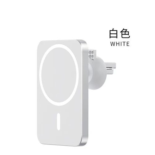 新款15W车载无线充电器手机支架Magsafe磁吸出风口支架可定制logo
