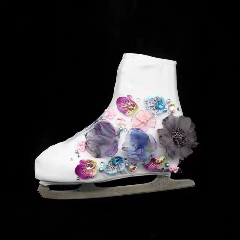 炫舞精灵花样鞋套保护冰刀