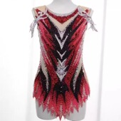 炫舞精灵 T008 儿童成人女款 定制艺术体操服 表演服啦啦操艺考