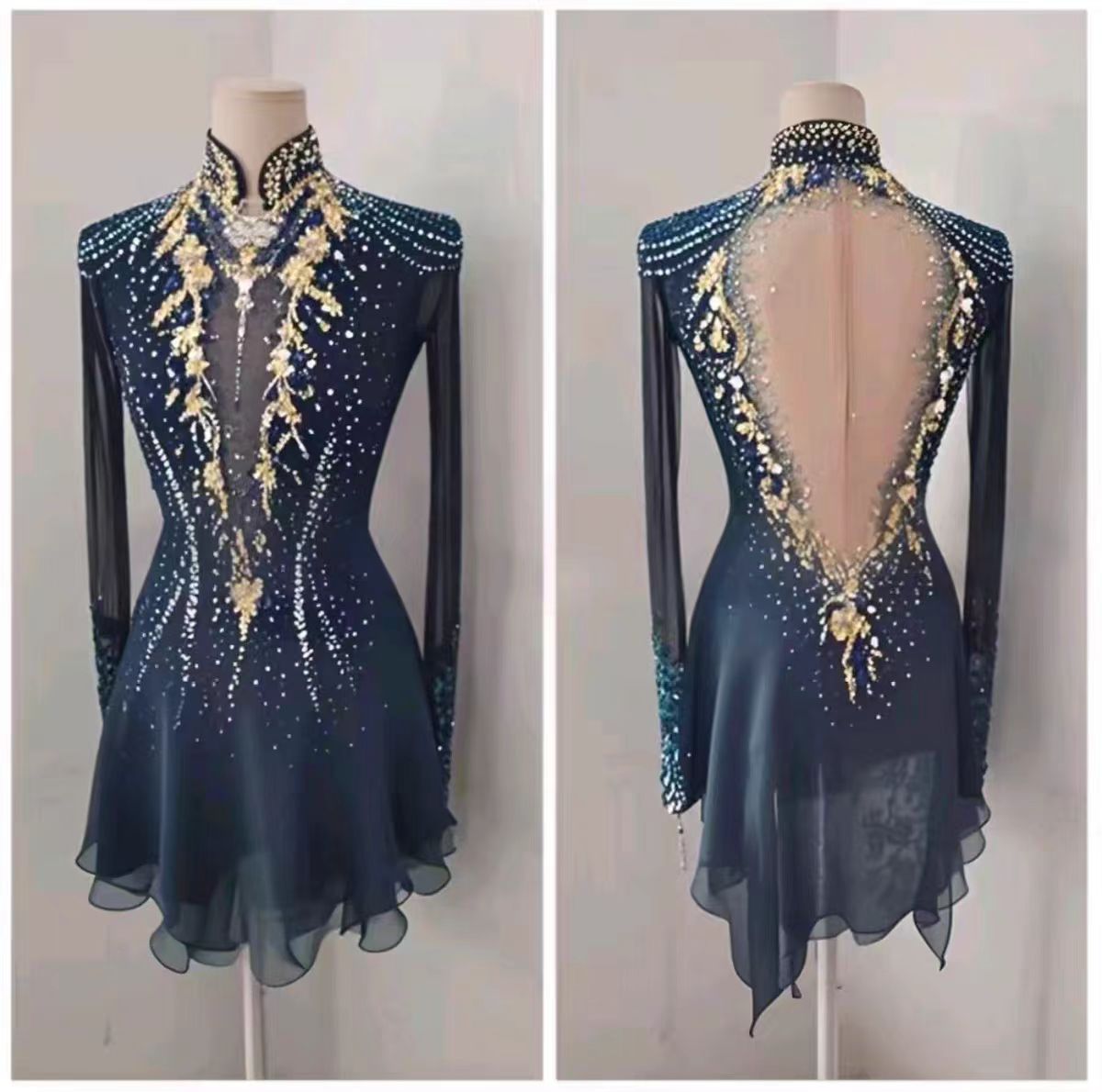 艺术服装源头厂家定制花样滑冰服