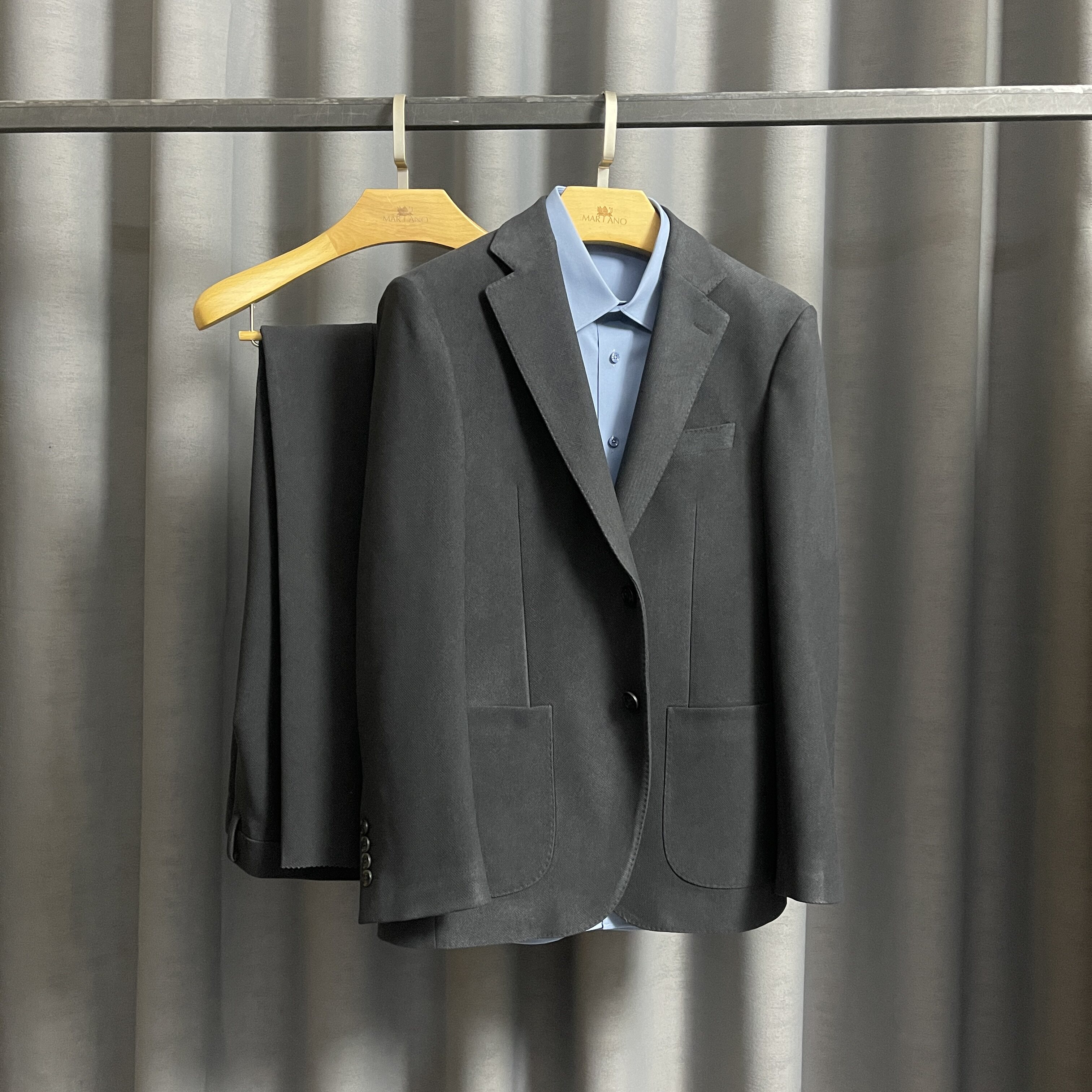 175码灯芯绒套西 细腻挺括 高品质 皮尔卡丹打板样衣 秋冬男西服