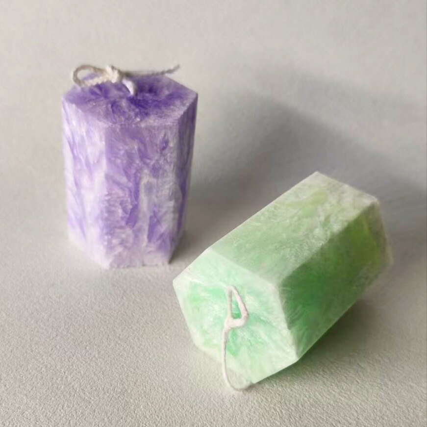 冰纹肌理感天然香薰蜡烛手工制作浪漫氛围感生日礼物伴手礼