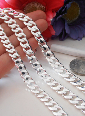 韩版男士霸气风银饰项链