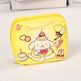 卡通可爱少女随身大容量卫生棉的月事小包卫生巾姨妈巾拉链收纳包