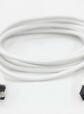 包邮原装白色1394火线9P对4P MAC数据线9针转4针9-4pin1.8米
