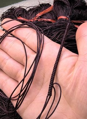 厂家低价批发金刚结挂件省手工编织绳半成品钥匙扣挂件平结绳