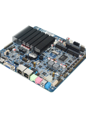 全新itx J1900工控电脑主板 带LVDS 6COM 双千网卡 软路由 一体机