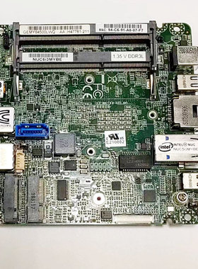 Intel/英特尔 NUC主板 NUC5i3MYBE 10*10 nano-itx i3工控主板COM