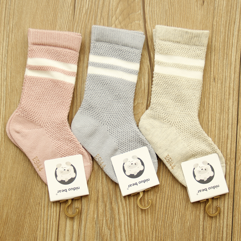 尼多熊2020年新款条纹透气防蚊袜