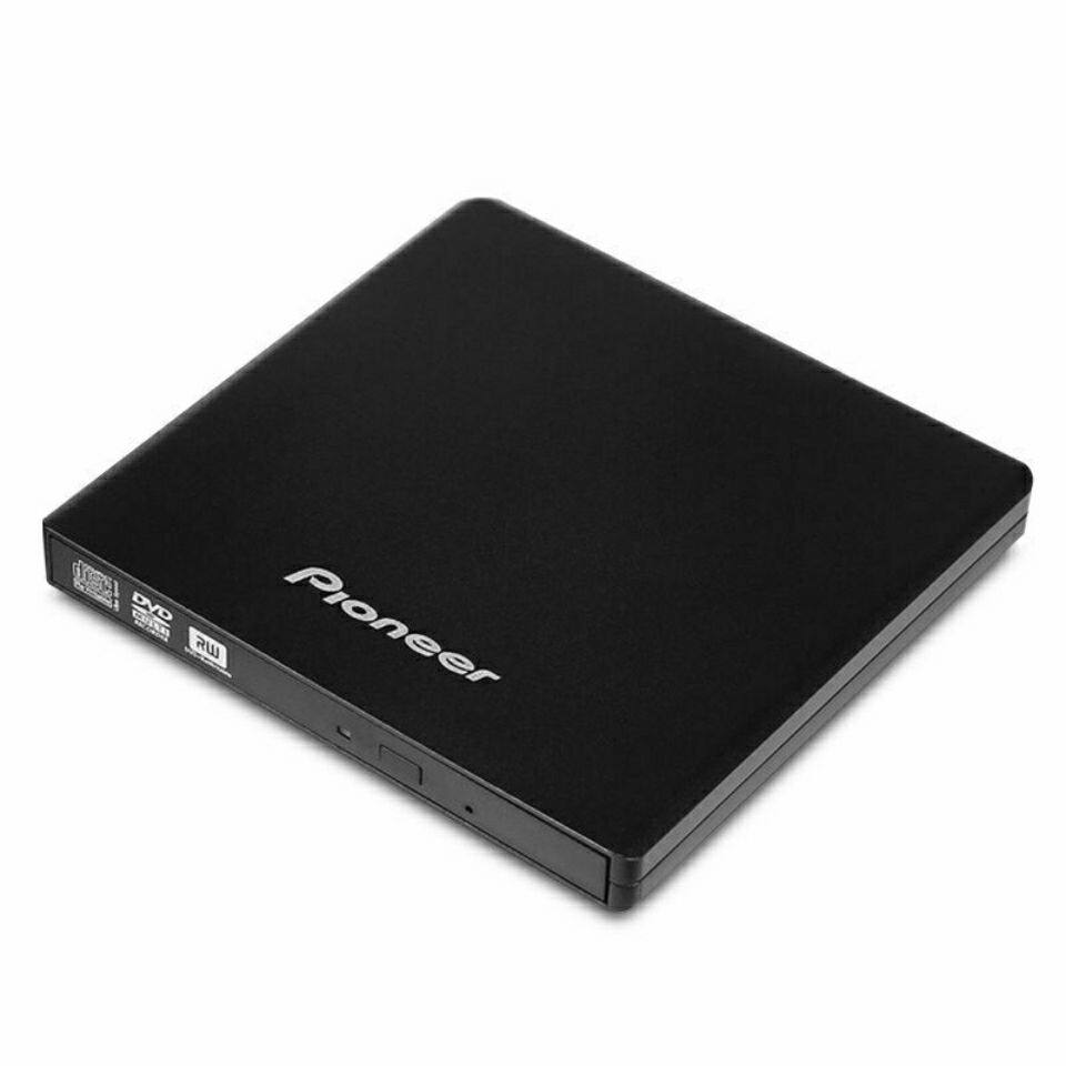 PIONEER DVR-XU01 8단 듀얼 USB 외장 초박형 CD DVD 버너 모바일 광학 드라이브 블랙
