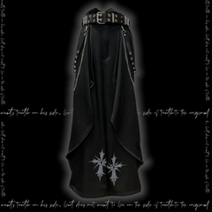 Miub日系山本风不规则中性阔脚裤小众设计春夏季多层次宽松休闲裤