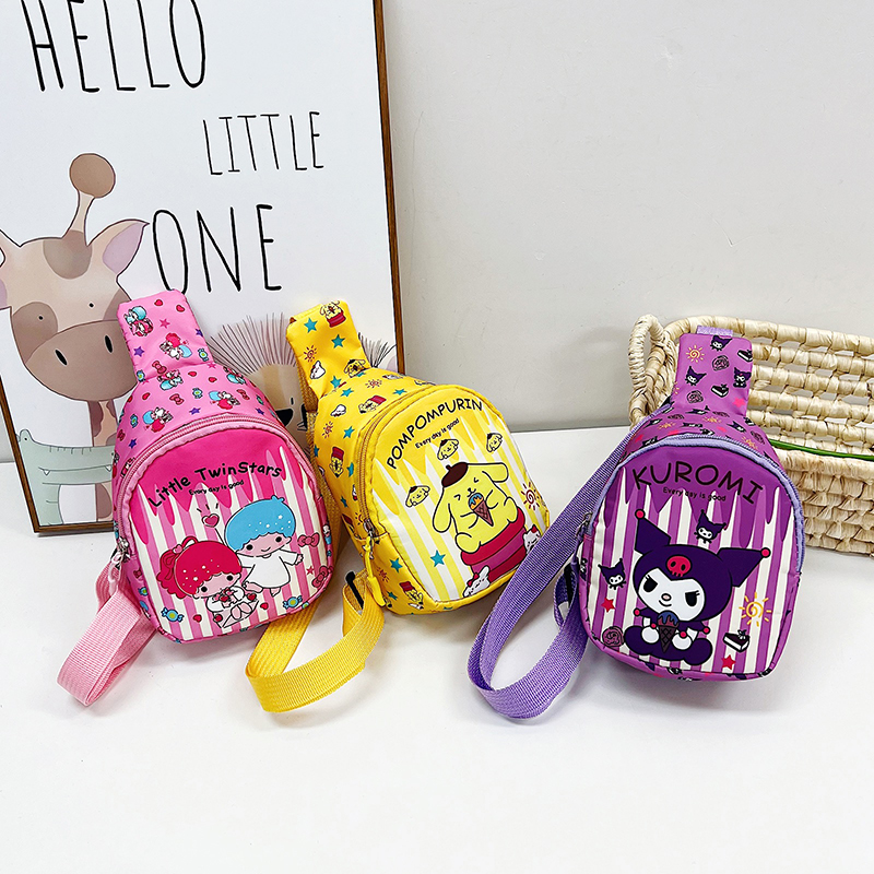 儿童胸包卡通斜挎包男童女童