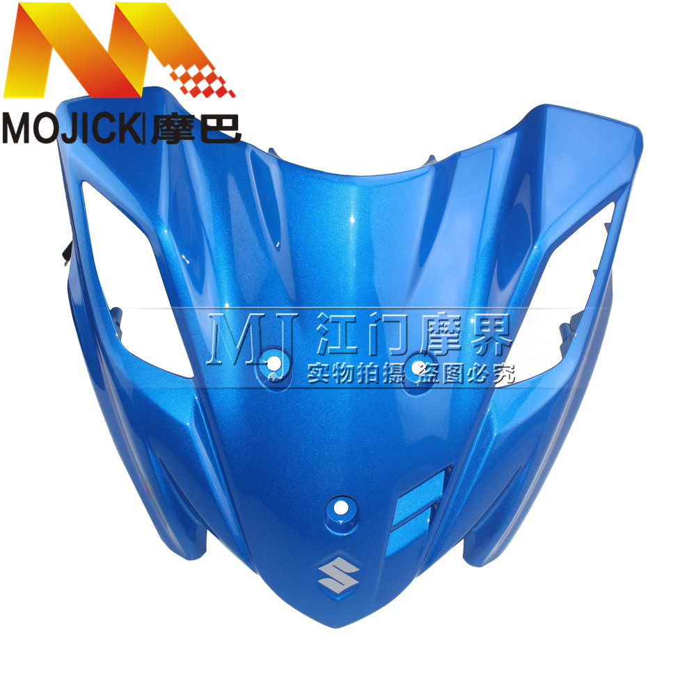 摩托车配件适用铃木畅迪FW110前面板 前大板 前护板 前斜板 外壳