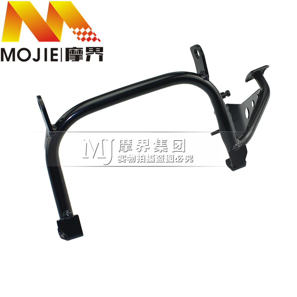 踏板车配件适用豪爵宇钻HJ125T-10/10A脚架主停车架双撑大架高架