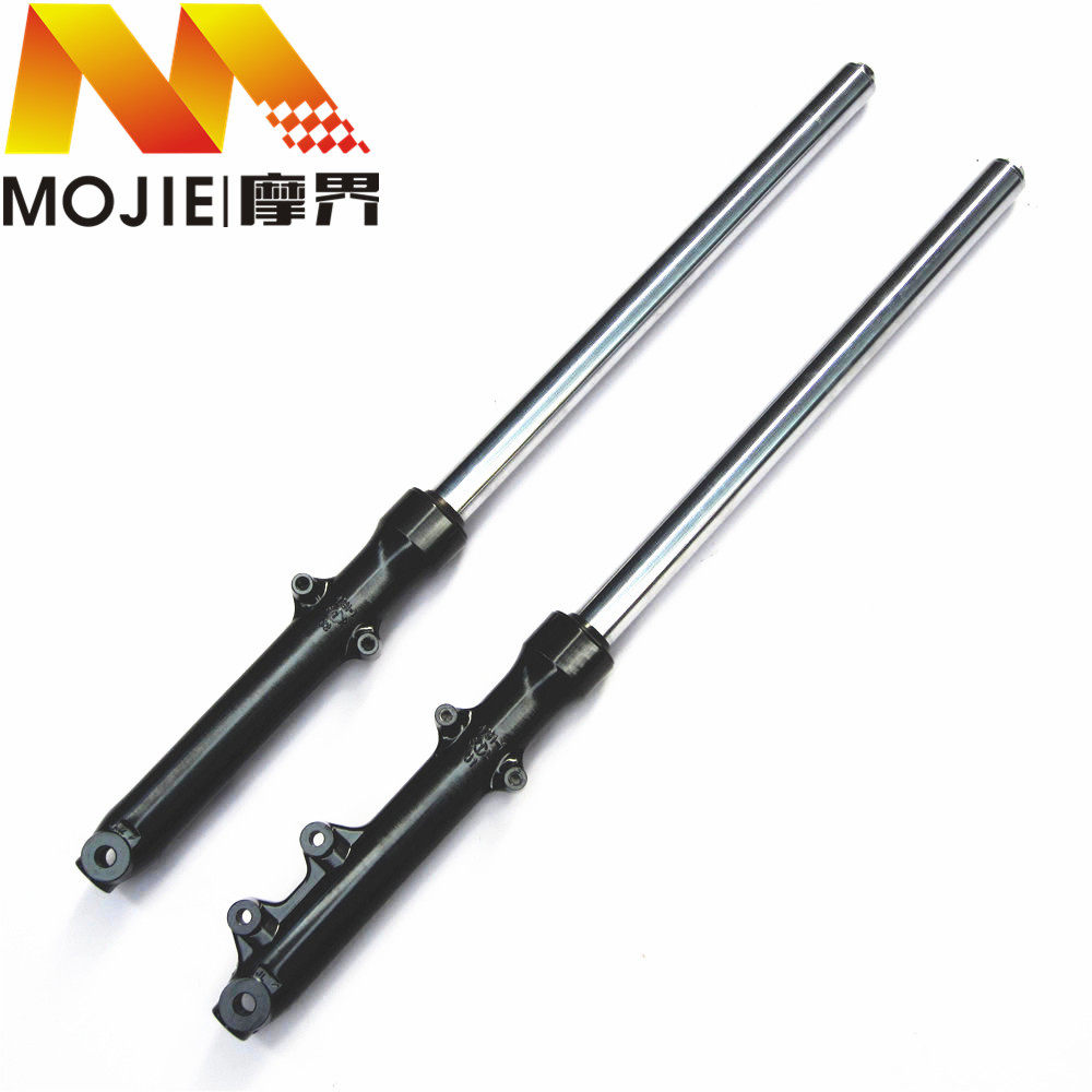 摩托车配件适用豪爵银豹HJ125-7F运动版黑色前减震总成前避震前叉
