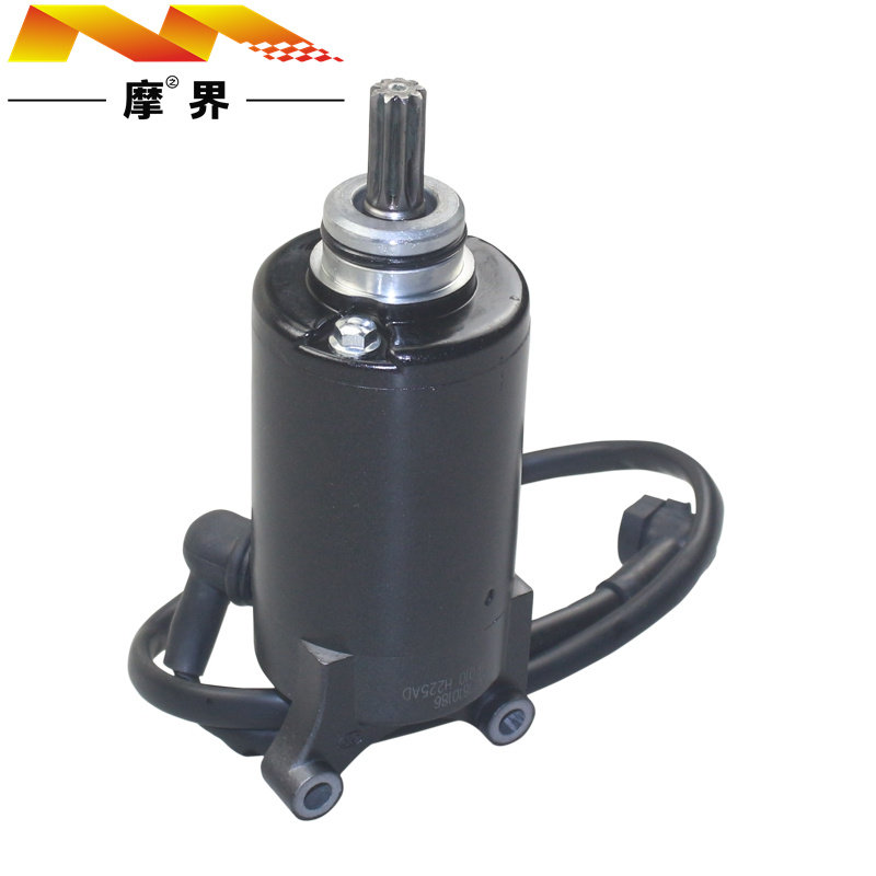 适用豪爵骊爽DA125/HJ150-8/HJ125-20原装起动电机打火马达