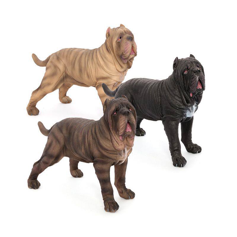 纽波利顿犬模型仿真动物獒犬宠物狗狗儿童玩具认知摆件科普
