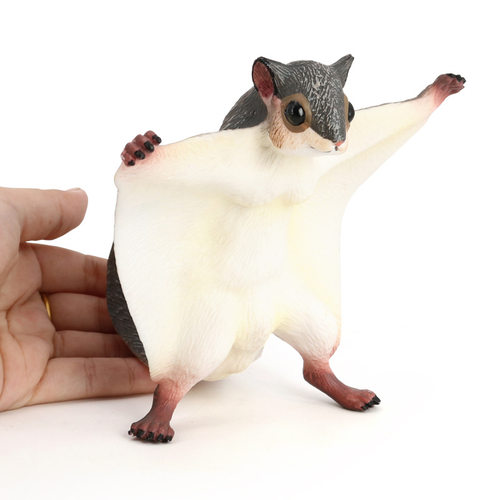 飞鼠模型实心塑胶仿真野生动物