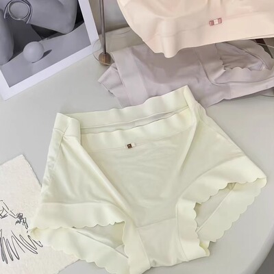高腰大版内裤女高弹大码轻薄3265