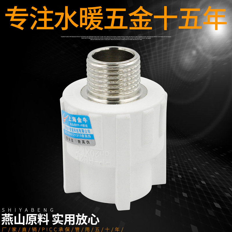 PPR外丝直接变径外牙直接 20 4分 25 6分 ppr水管管件配件
