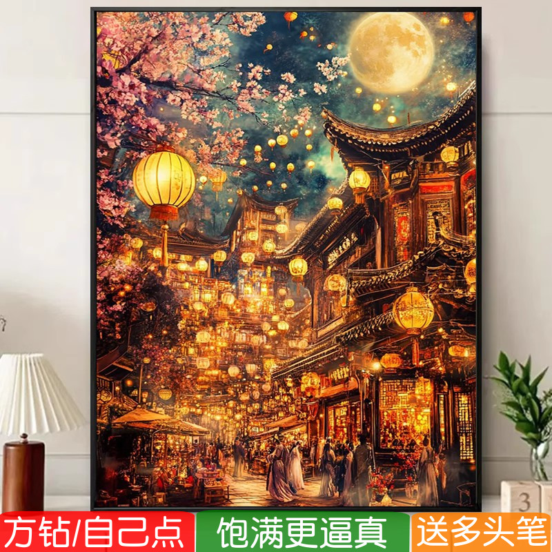 大唐盛世钻石画方钻满点钻十字绣图片