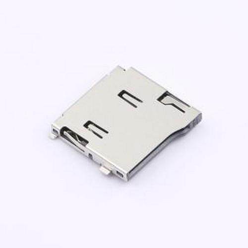 TF-CARD H1.8 SY SD卡连接器 自弹式 MicroSD卡(TF卡) 卡座 SMD