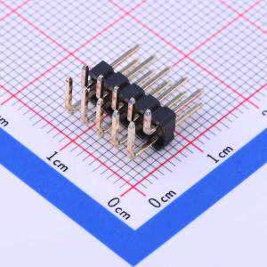 A2541WR-2x5P 排针 间距:2.54mm 2x5P 弯插 方针 原装现货