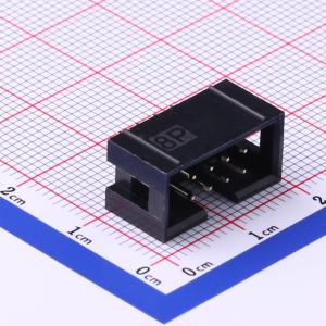 321008SG0ABK00A01 IDC连接器(牛角/简牛) 每排P数:4 2x4P 排数:2