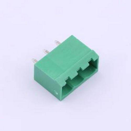 MX2EDGVC-5.08-03P-GN01-Cu-A 插拔式接线端子 5.08mm 1x3P 排数: